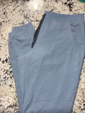 FIGS Women Tall Dusty Blue Scrub Jogger Bottoms
